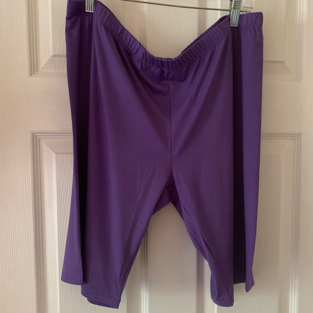 Plus size biker shorts